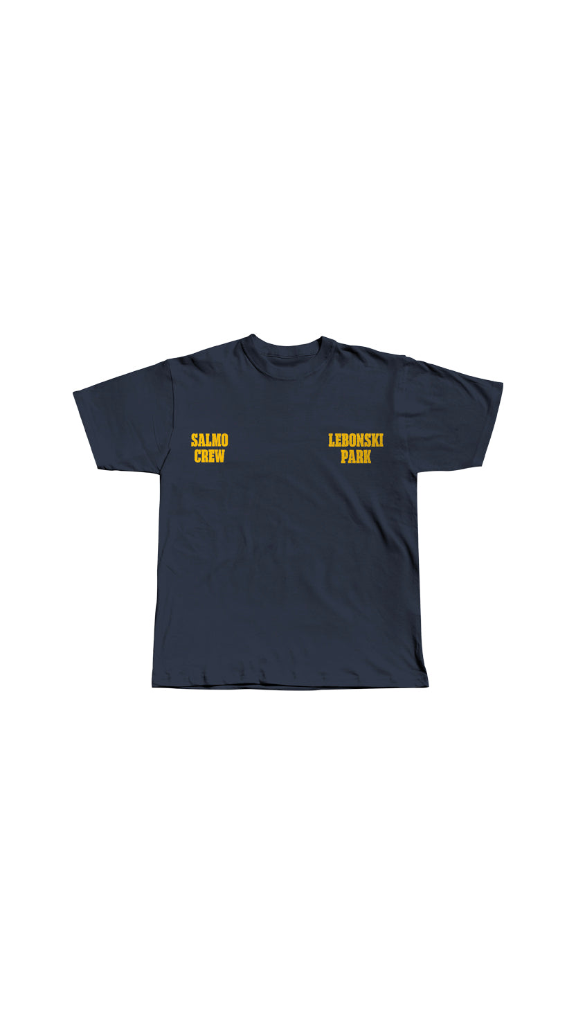 Lebonski Park Crew Tee – Blue Navy