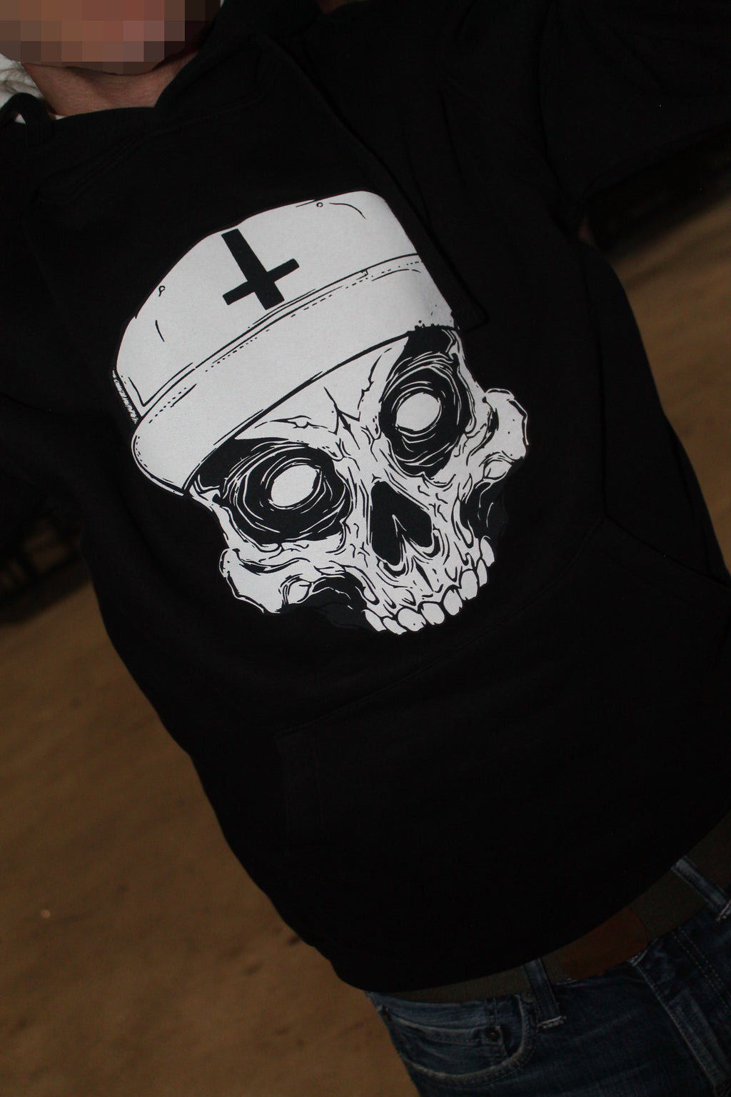 Skull Hoodie – Black